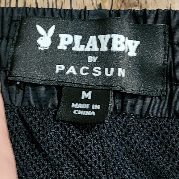 Playboy × PacSun Collab Limited Edition 3M Reflective Track Pants - Picture 7 of 8